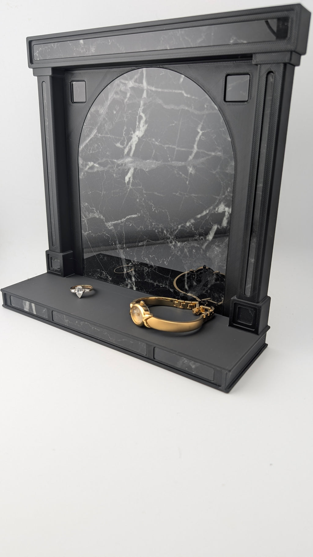 Decorative Arch Display Shelf — Jewelry, Perfume & Vanity Organizer