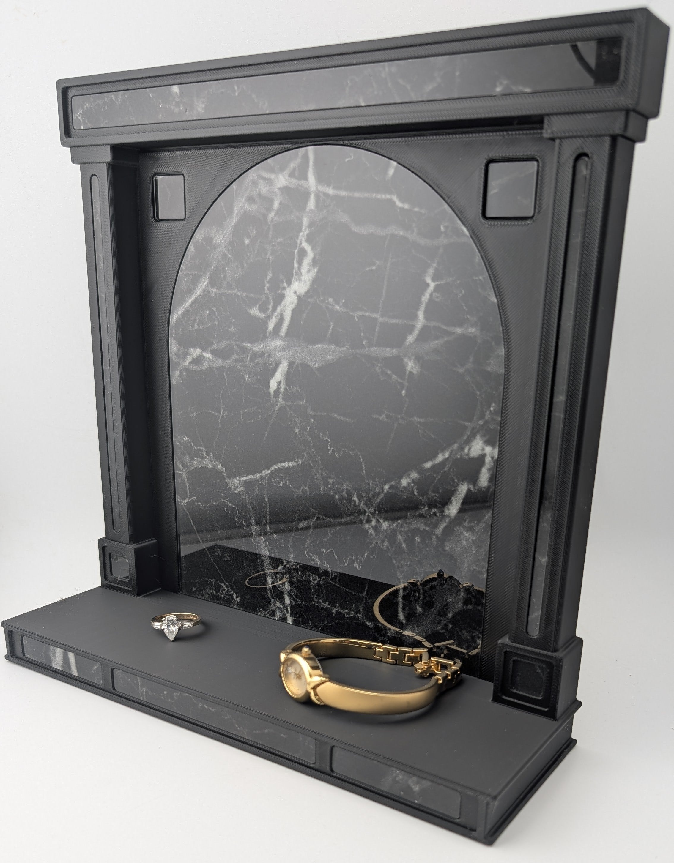 Decorative Arch Display Shelf — Jewelry, Perfume & Vanity Organizer