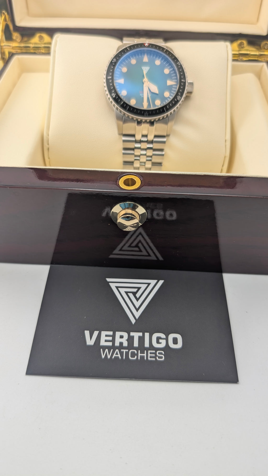 Vertigo Watches Medusa — Green Dial Dive Watch