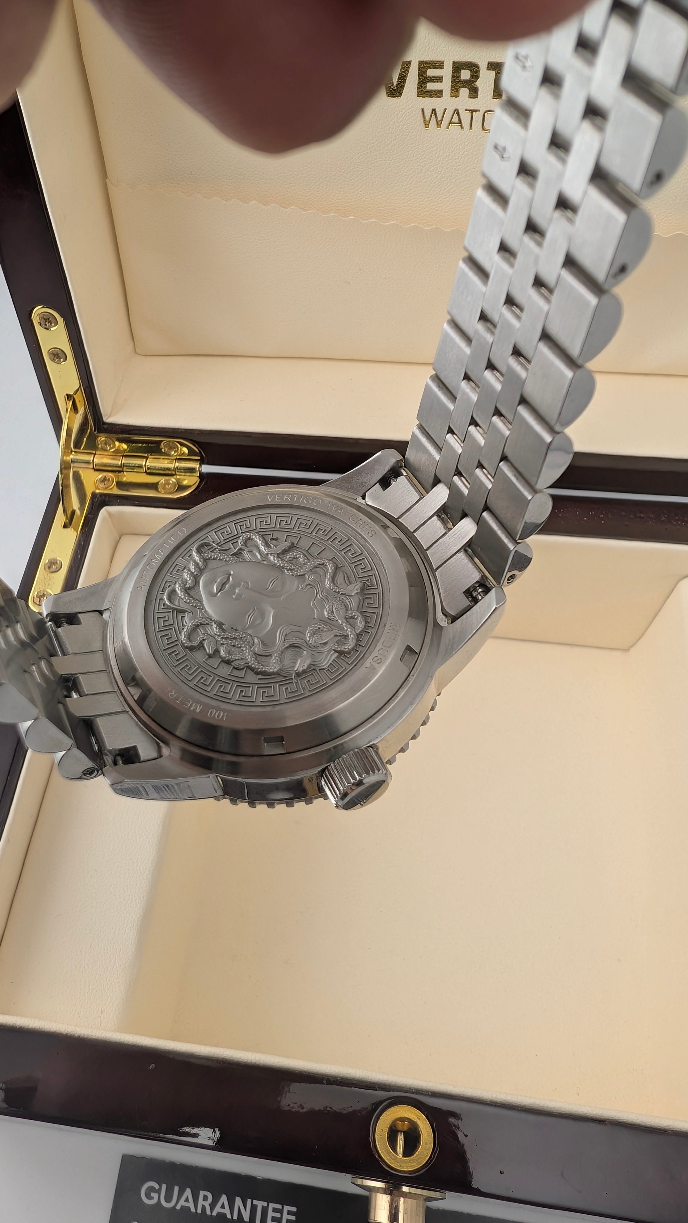 Vertigo Watches Medusa — Green Dial Dive Watch