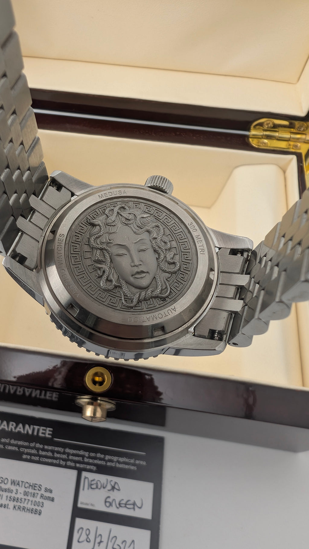 Vertigo Watches Medusa — Green Dial Dive Watch