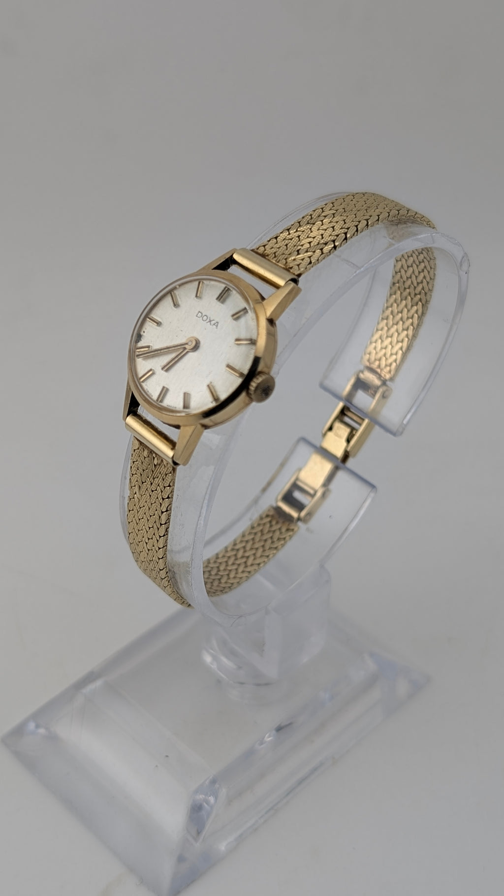 Vintage Doxa Ladies' 14K Gold Watch — Manual Wind, c.1970