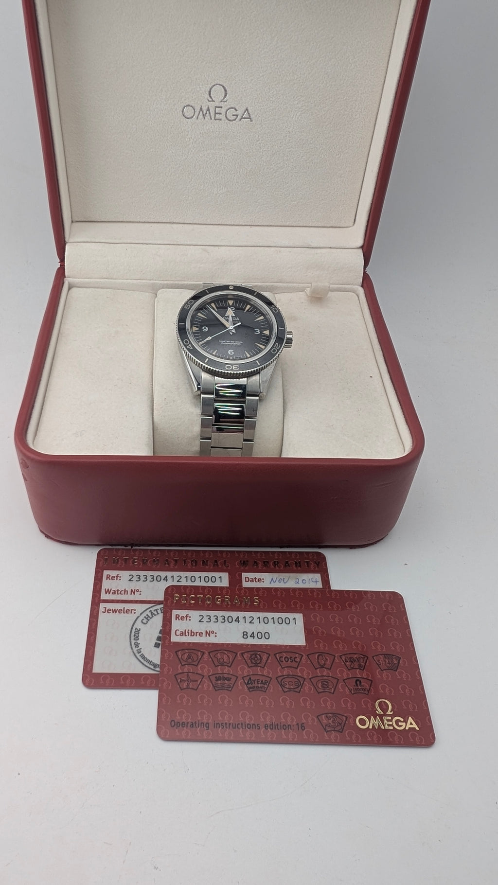 Omega Seamaster 300 Master Co-Axial Chronometer 41mm Full Set Ref. 233.30.41.21.01.001