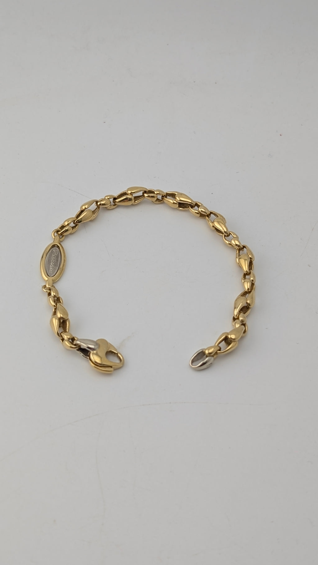 Bersani Italian 18K Gold Two-Tone Designer Bracelet | 18.0 Grams | Vicenza, Italy