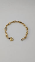 Bersani Italian 18K Gold Two-Tone Designer Bracelet | 18.0 Grams | Vicenza, Italy