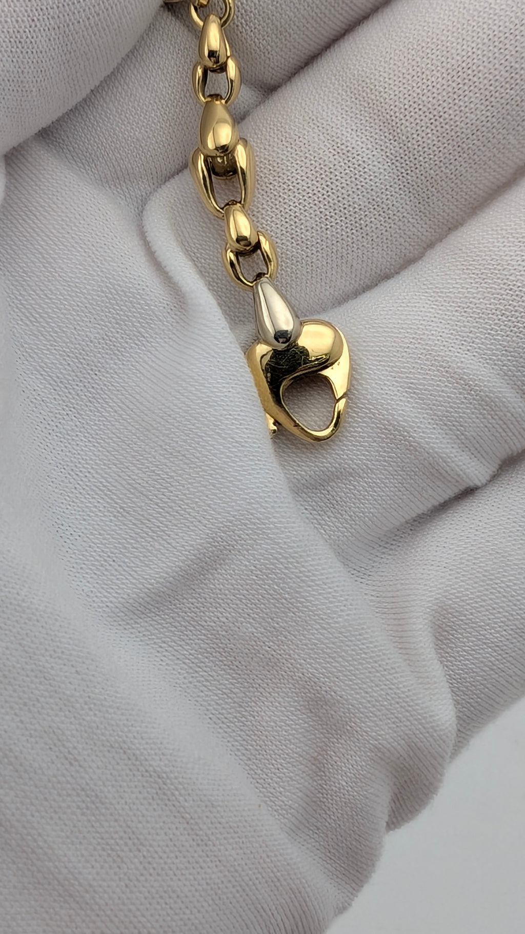 Bersani Italian 18K Gold Two-Tone Designer Bracelet | 18.0 Grams | Vicenza, Italy