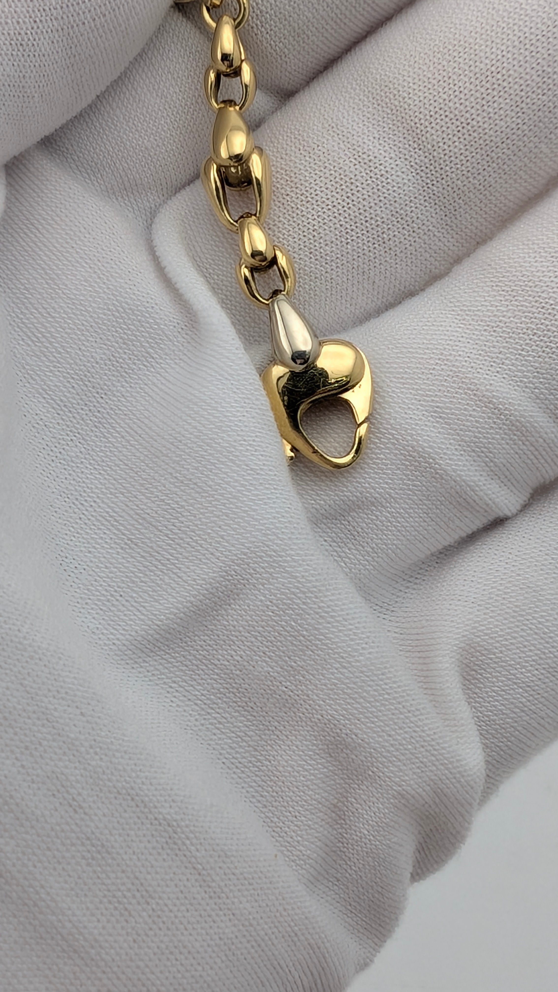 Bersani Italian 18K Gold Two-Tone Designer Bracelet | 18.0 Grams | Vicenza, Italy