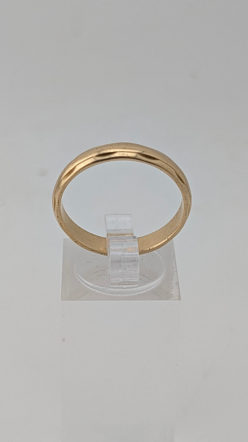 Bridal Wreath 14K Yellow Gold Wedding Band – Size 10⅜