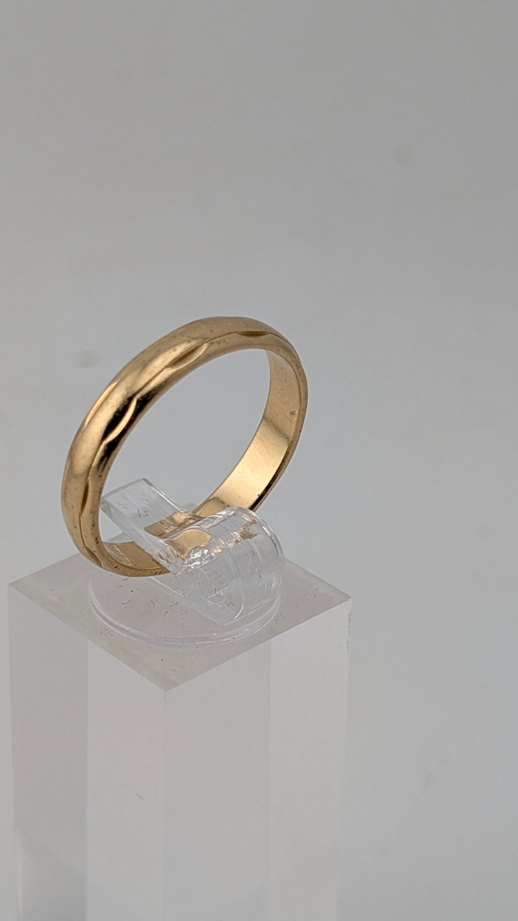 Bridal Wreath 14K Yellow Gold Wedding Band – Size 10⅜