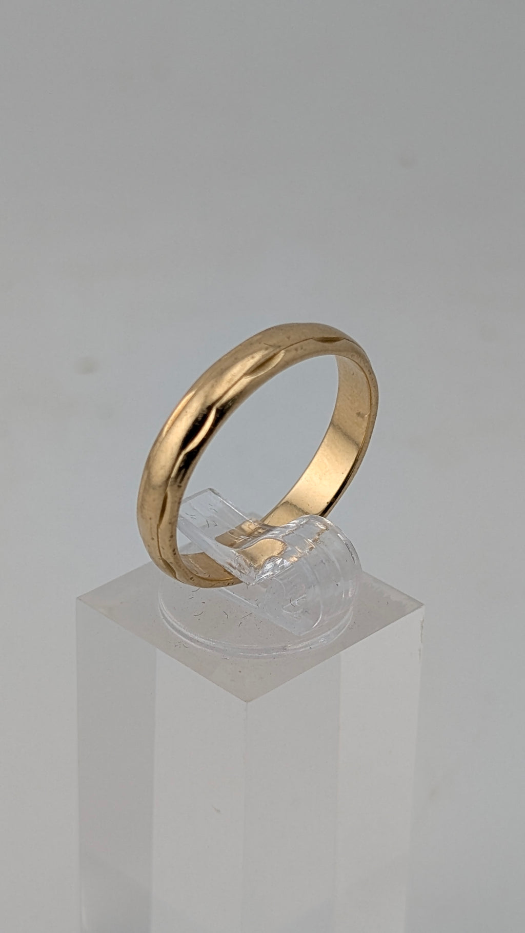 Bridal Wreath 14K Yellow Gold Wedding Band – Size 10⅜