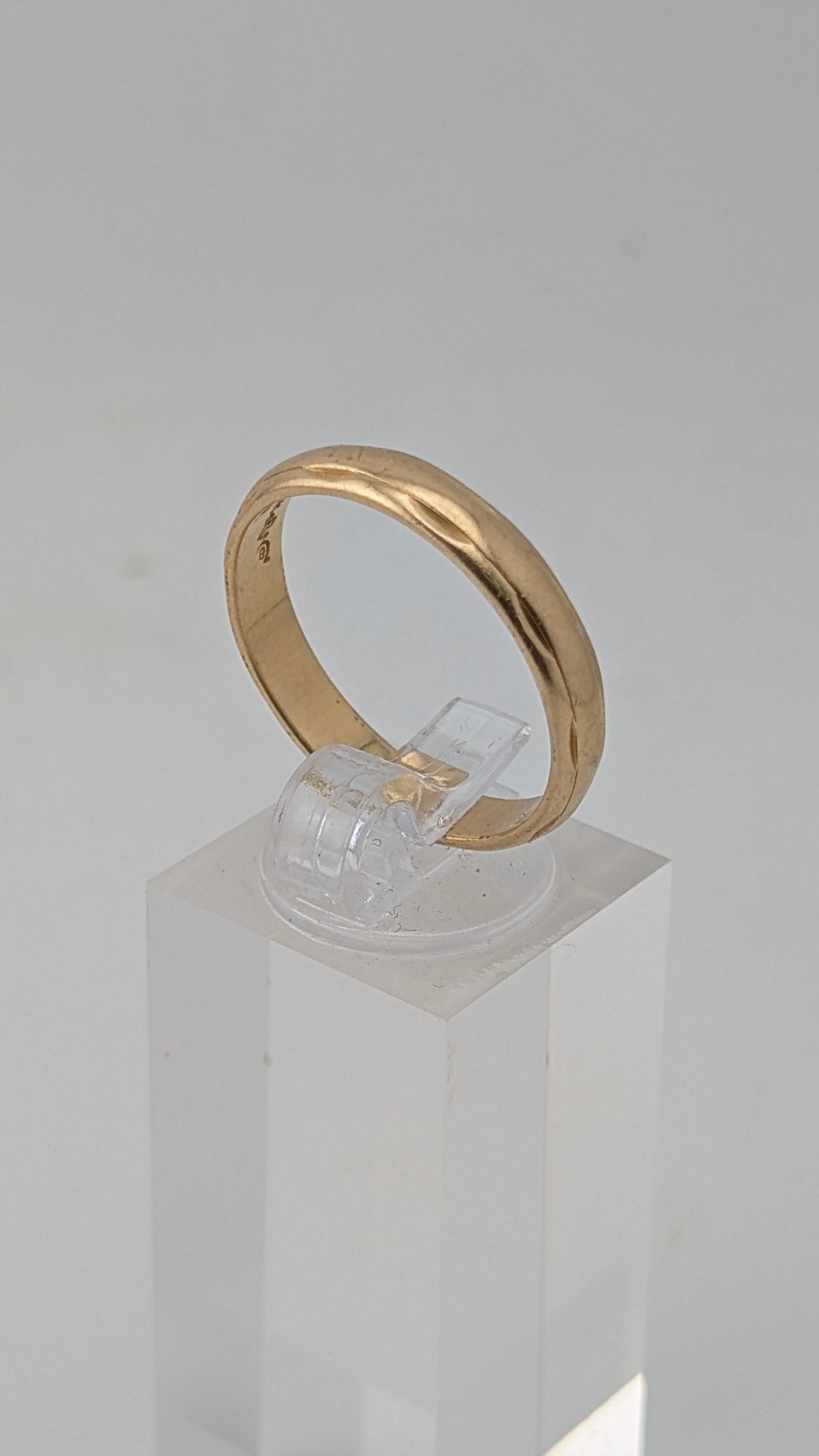 Bridal Wreath 14K Yellow Gold Wedding Band – Size 10⅜