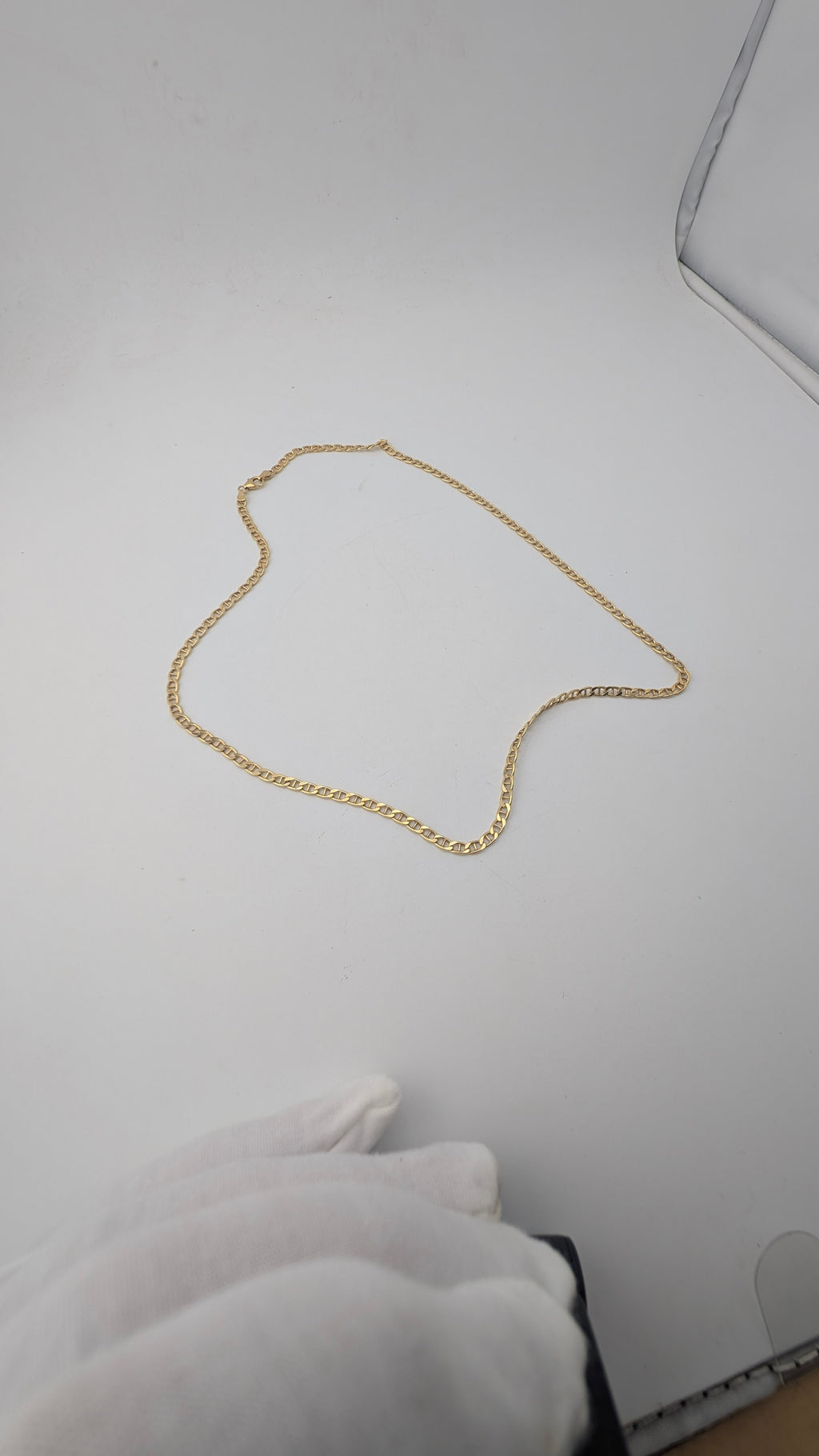 14K Yellow Gold Italian Milor Mariner Link Chain – 20 Inches