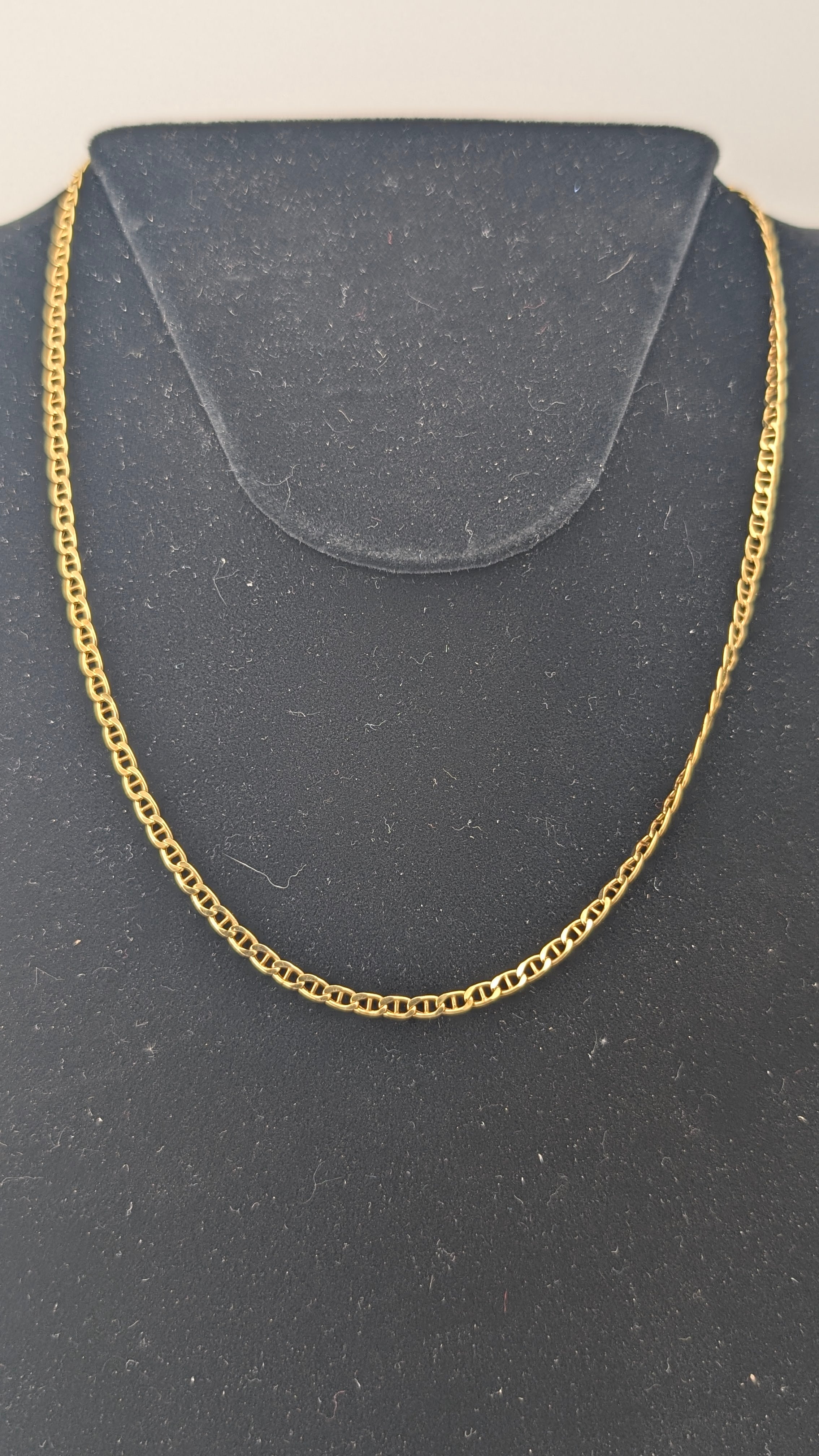 14K Yellow Gold Italian Milor Mariner Link Chain – 20 Inches