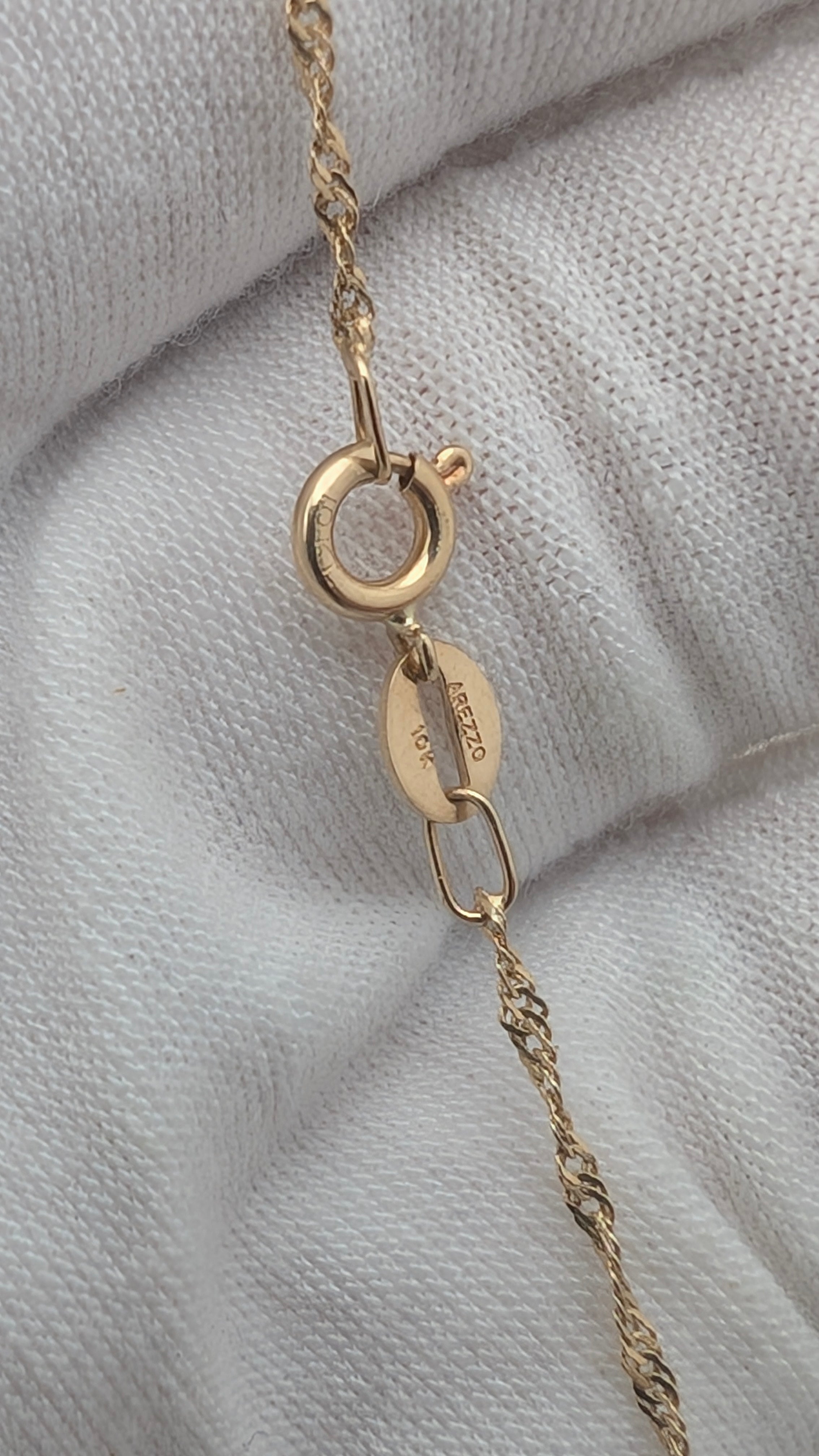 10K Gold Sapphire & Diamond Pendant Necklace – Italian Chain