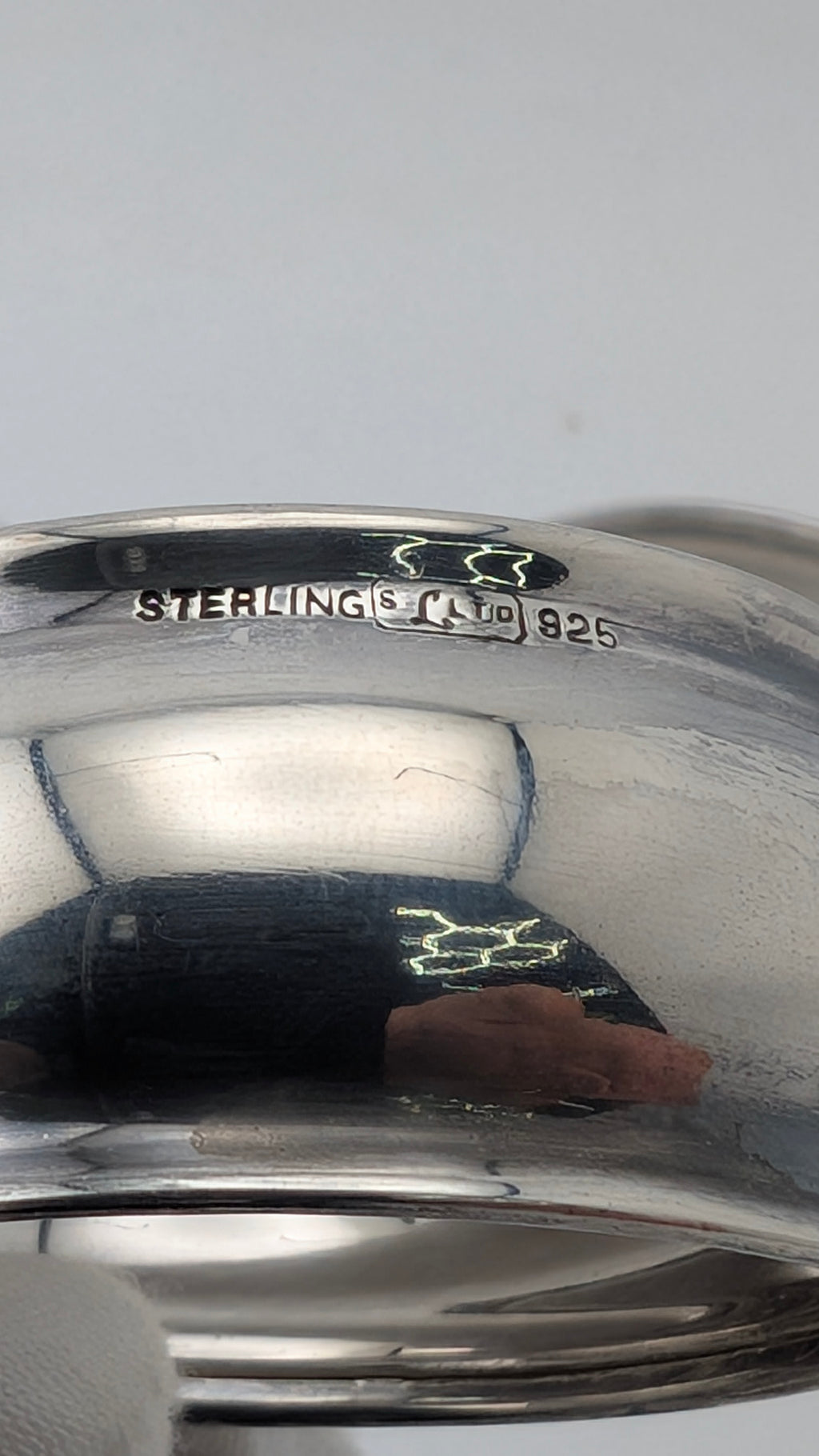 Pair of Sterling Silver Napkin Rings | .925 Silver | Classic Vintage Tableware