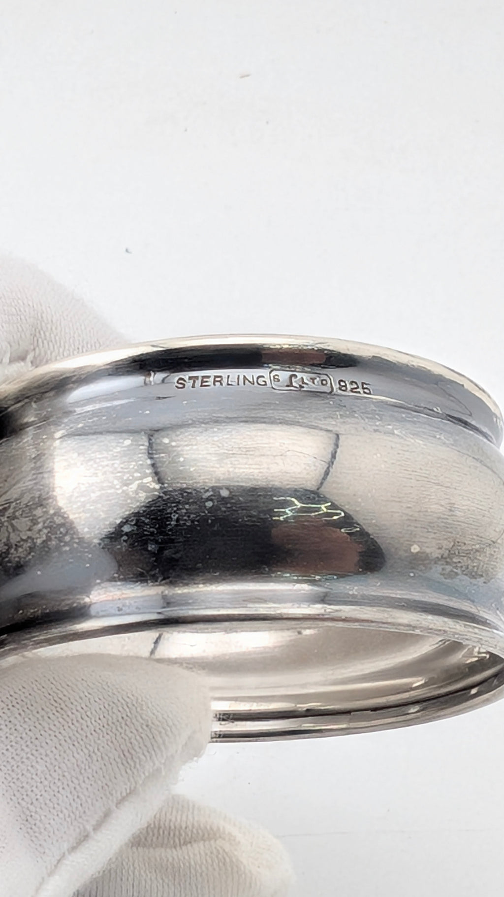 Pair of Sterling Silver Napkin Rings | .925 Silver | Classic Vintage Tableware