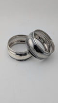 Pair of Sterling Silver Napkin Rings | .925 Silver | Classic Vintage Tableware