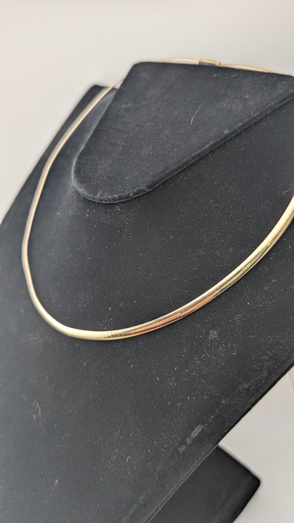 Vintage 14K Yellow Gold Omega Herringbone Necklace 16" – 23.8g