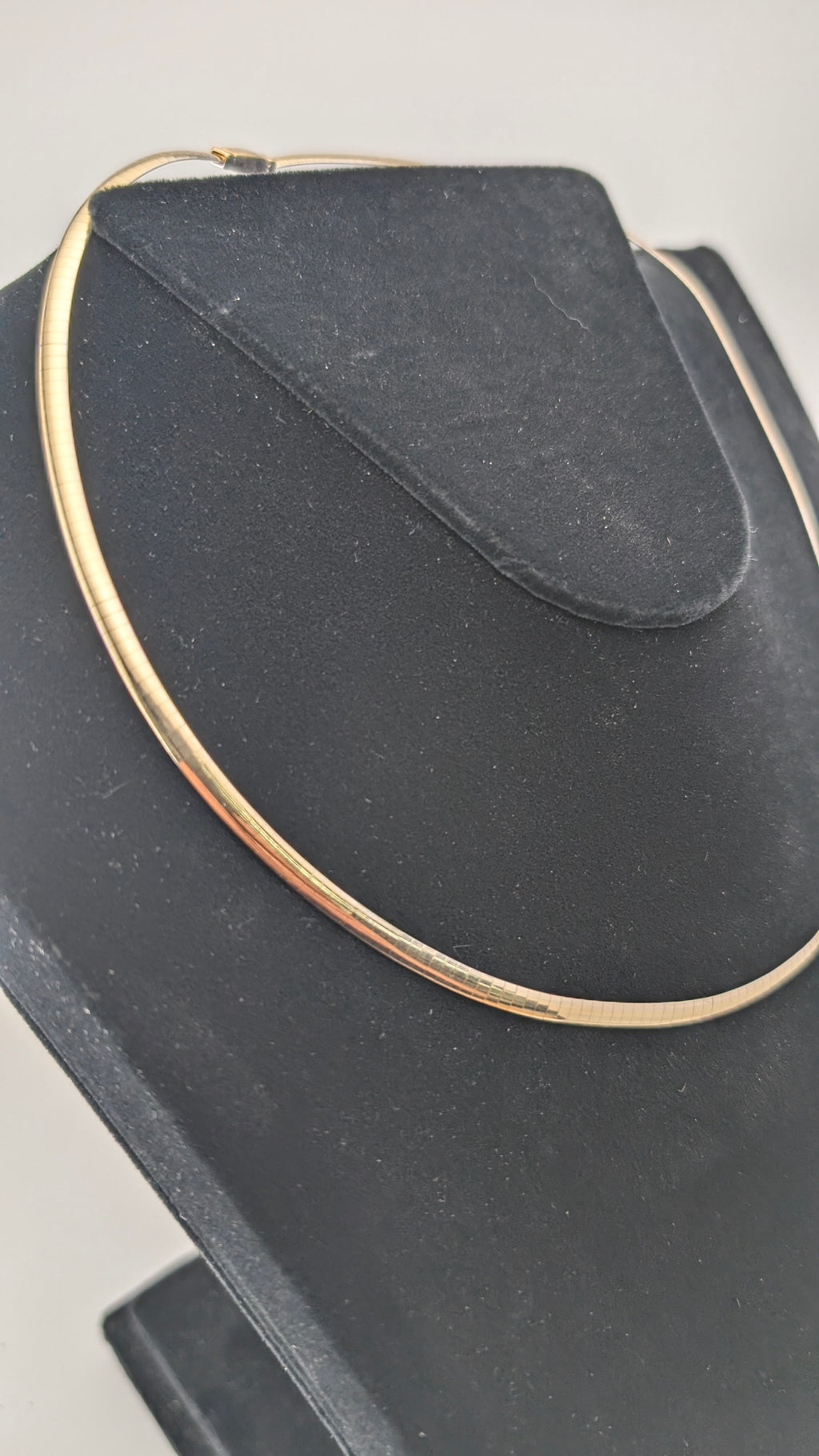 Vintage 14K Yellow Gold Omega Herringbone Necklace 16" – 23.8g