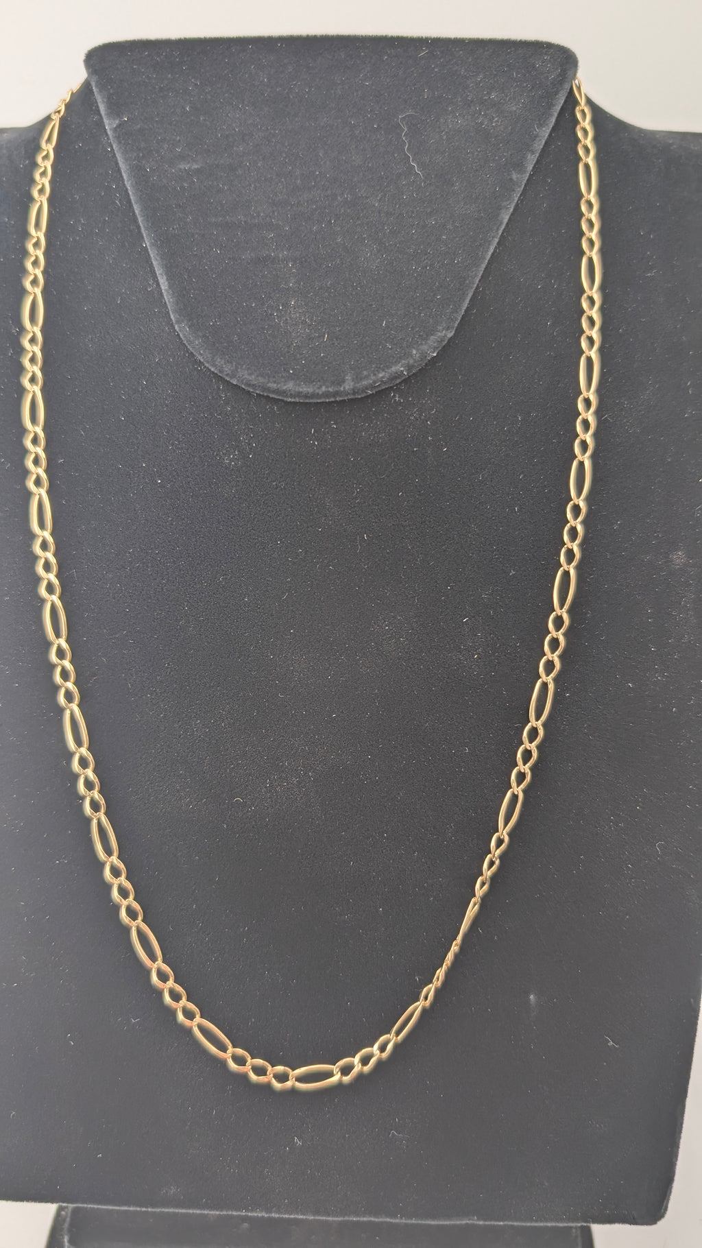Vintage 14K Yellow Gold Fancy Link Necklace 24" – 12.0g