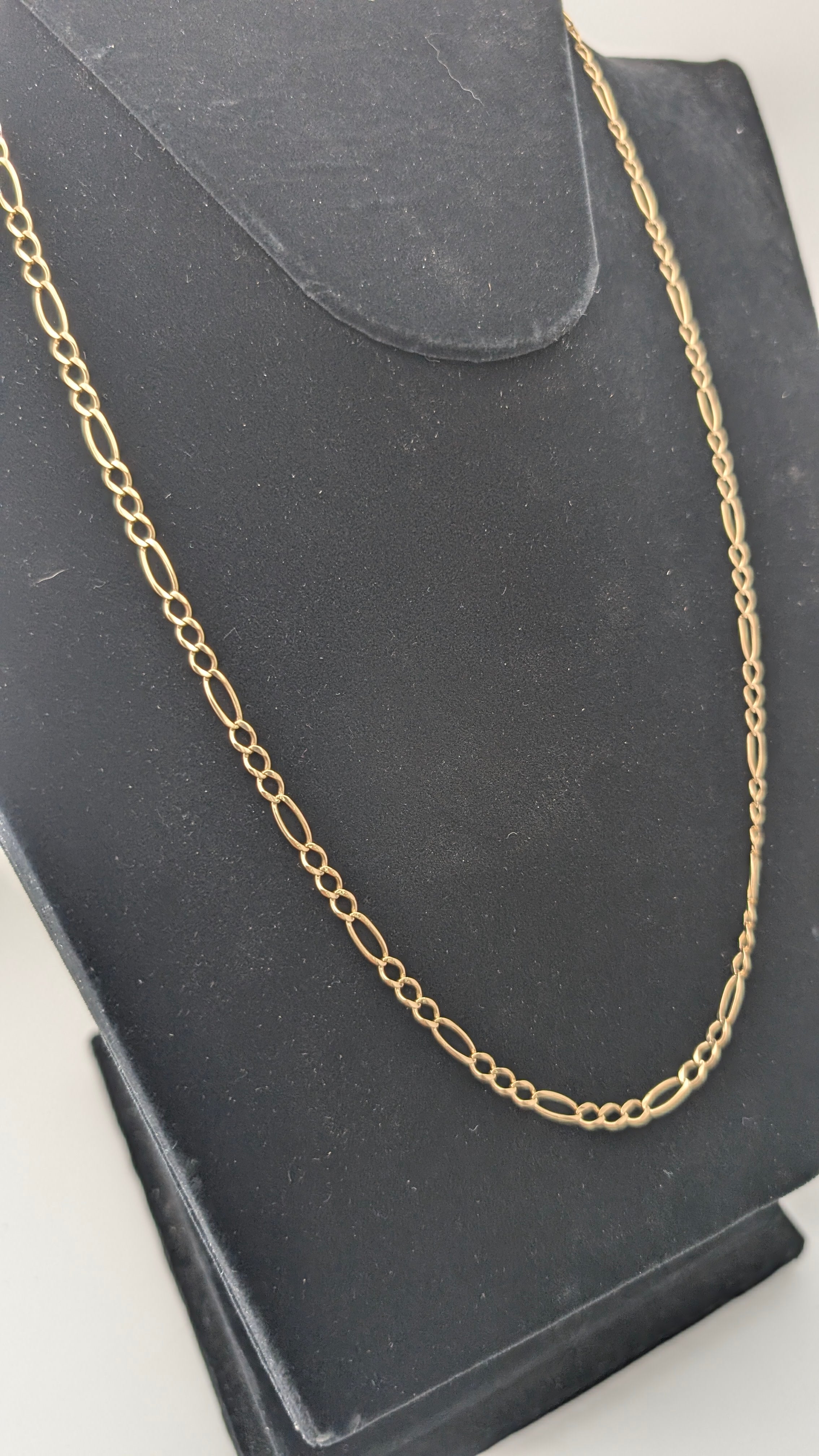 Vintage 14K Yellow Gold Fancy Link Necklace 24" – 12.0g