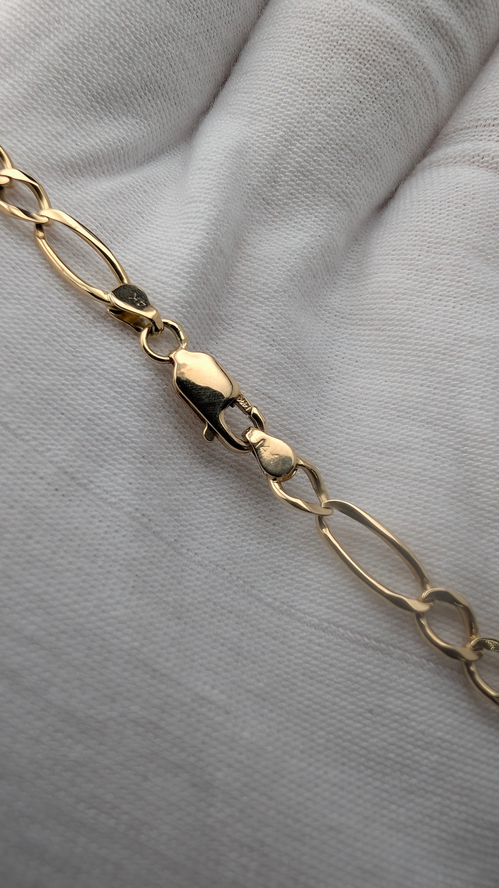 Vintage 14K Yellow Gold Fancy Link Necklace 24" – 12.0g