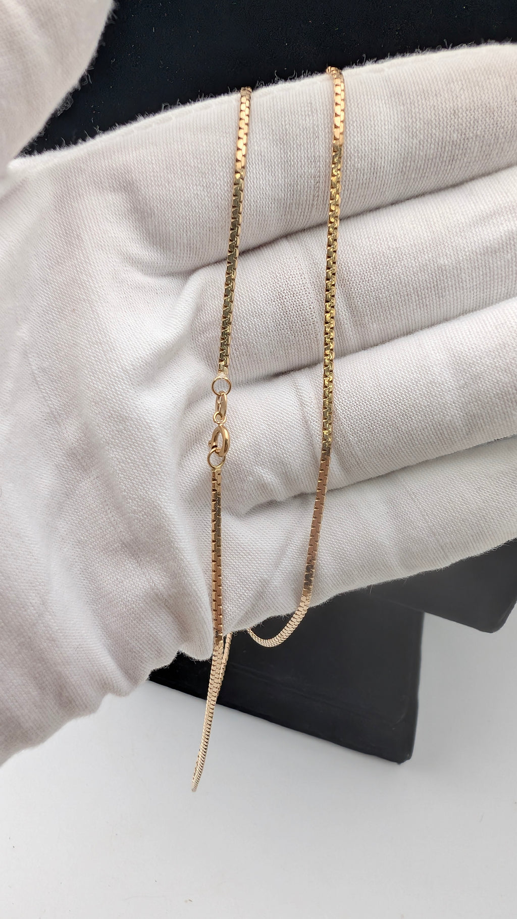10K Yellow Gold Box Chain Necklace | 24" | 5.7g | 1.6mm