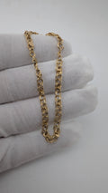 14K Yellow Gold Heart Accent Rope Bracelet | 6.75" | 3.56g | 4mm