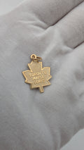 Vintage 10K Yellow Gold Toronto Maple Leafs Pendant | 24mm | 0.90g