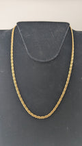 14K Yellow Gold Double Curb Link Chain Necklace | 22" | 11.6g