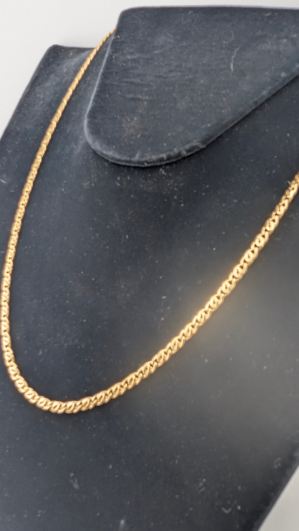 14K Yellow Gold Double Curb Link Chain Necklace | 22" | 11.6g