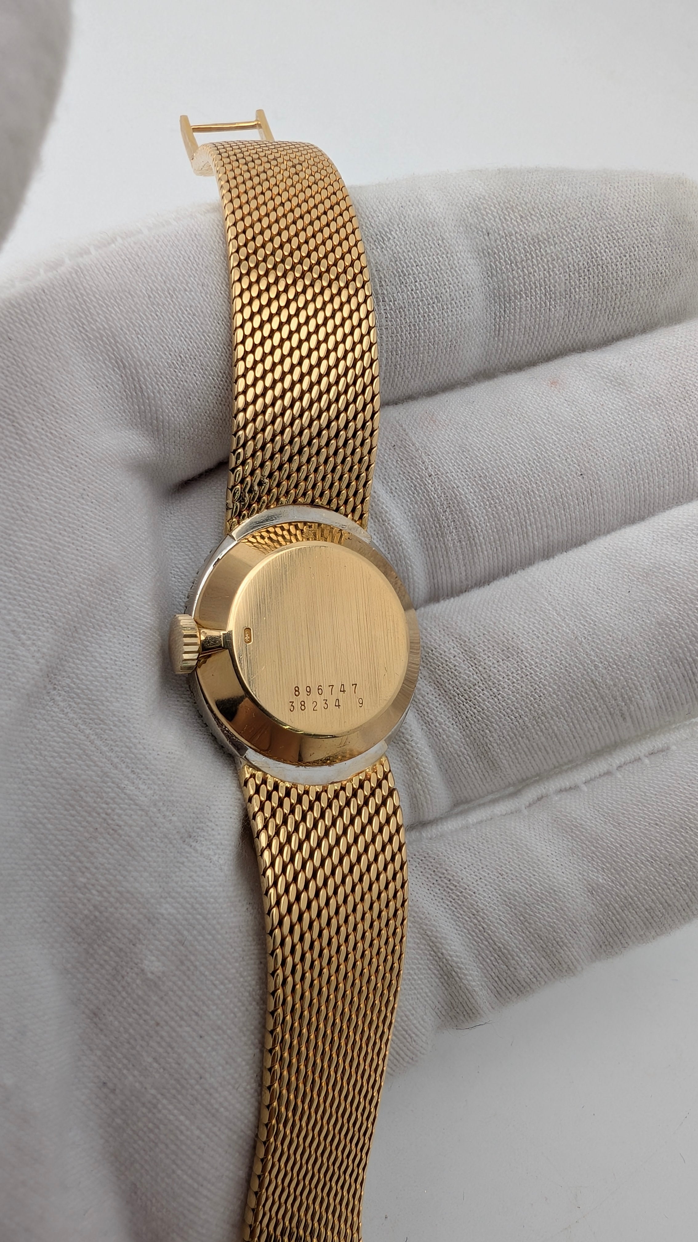 Vintage Baume & Mercier 18K Gold Diamond Bezel Ladies Watch | 48.5g | Manual Wind