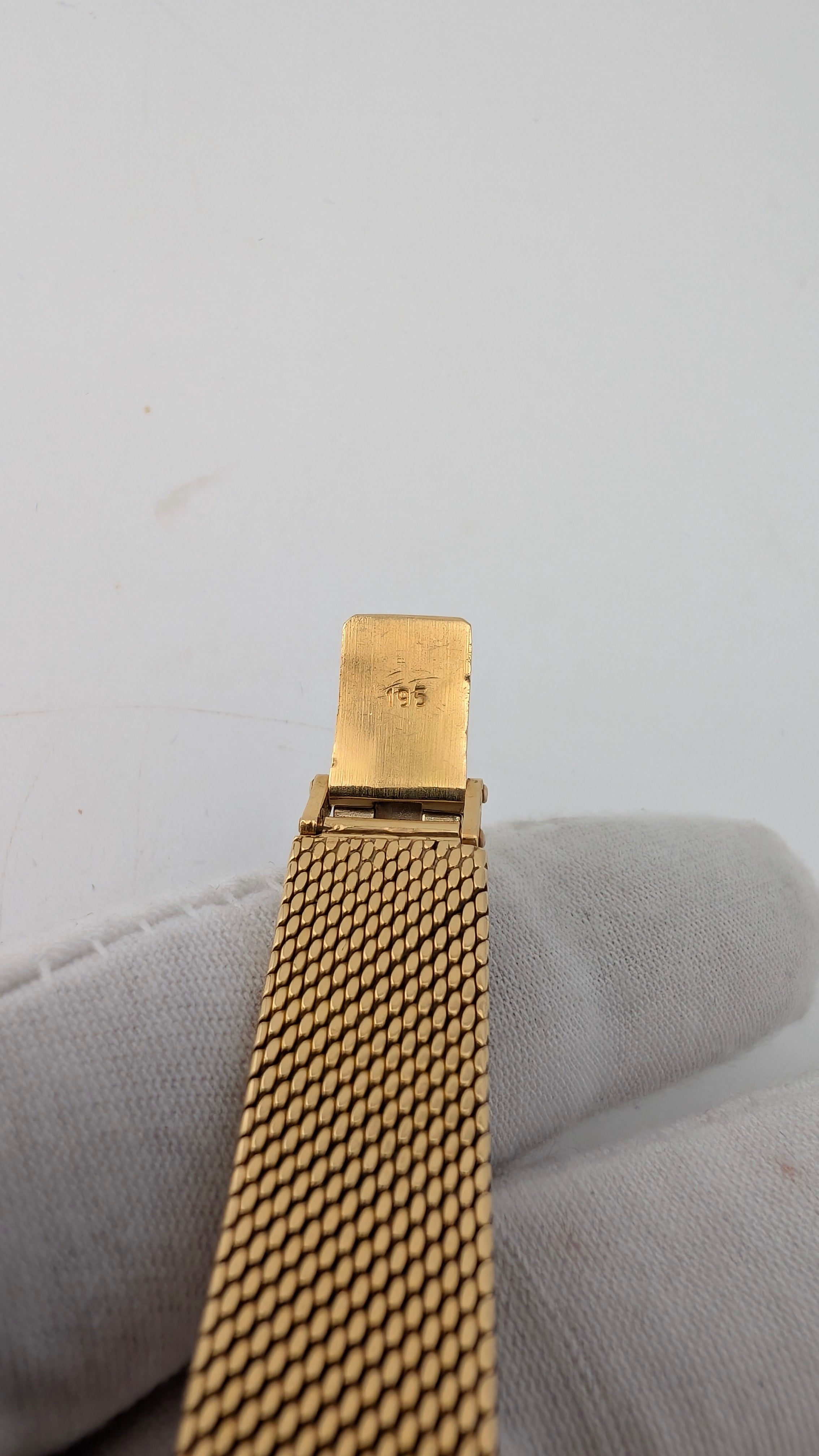 Vintage Baume & Mercier 18K Gold Diamond Bezel Ladies Watch | 48.5g | Manual Wind